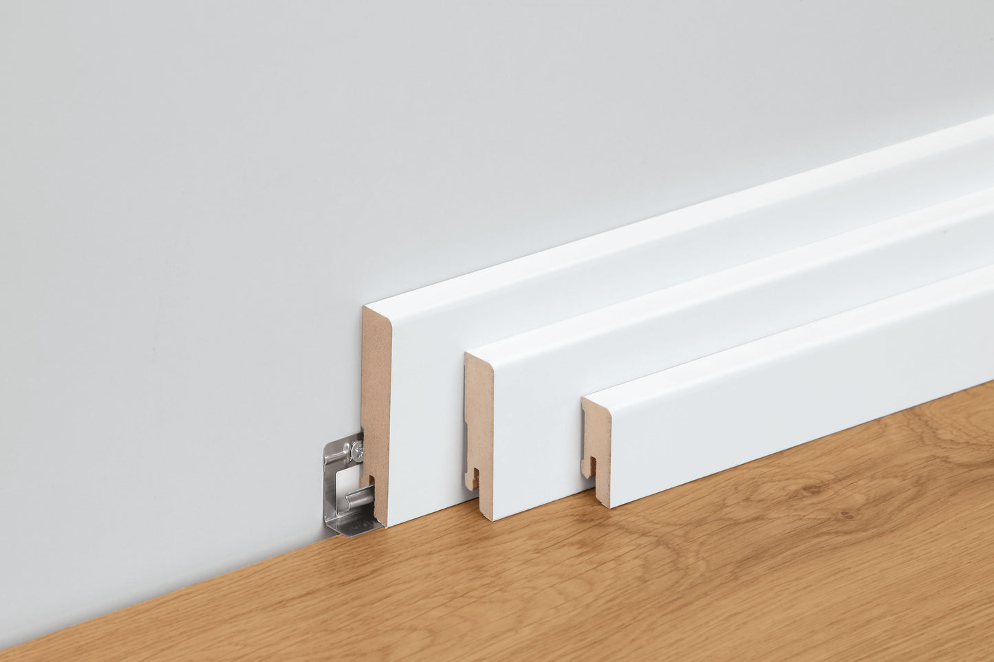 Leiste Leiste 16 MK eckig Uni weiß 238 x 8 cm