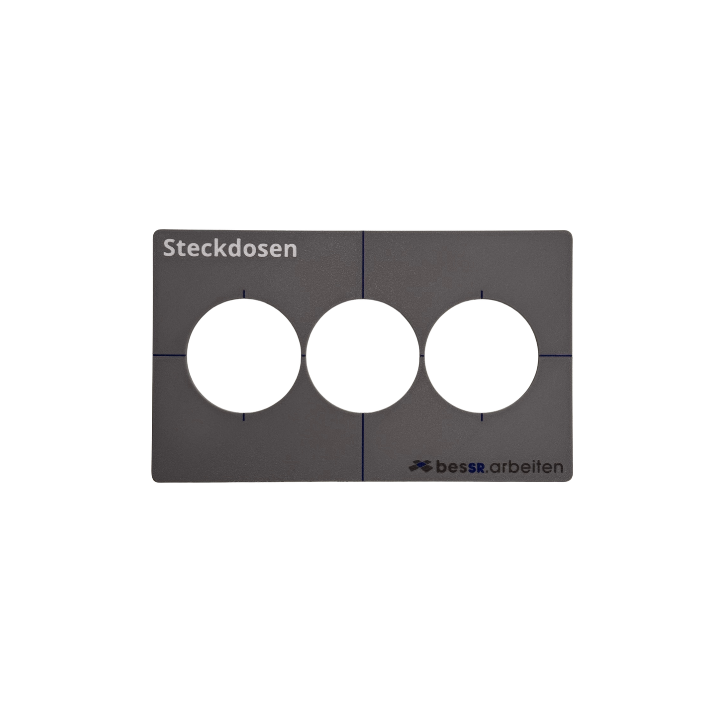 besSR.arbeiten Bohr Schablone Steckdosen / WC